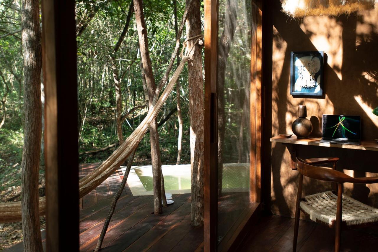 Ojo De Arbol, Boutique Cabin In The Real Jungle Tulum Exterior foto