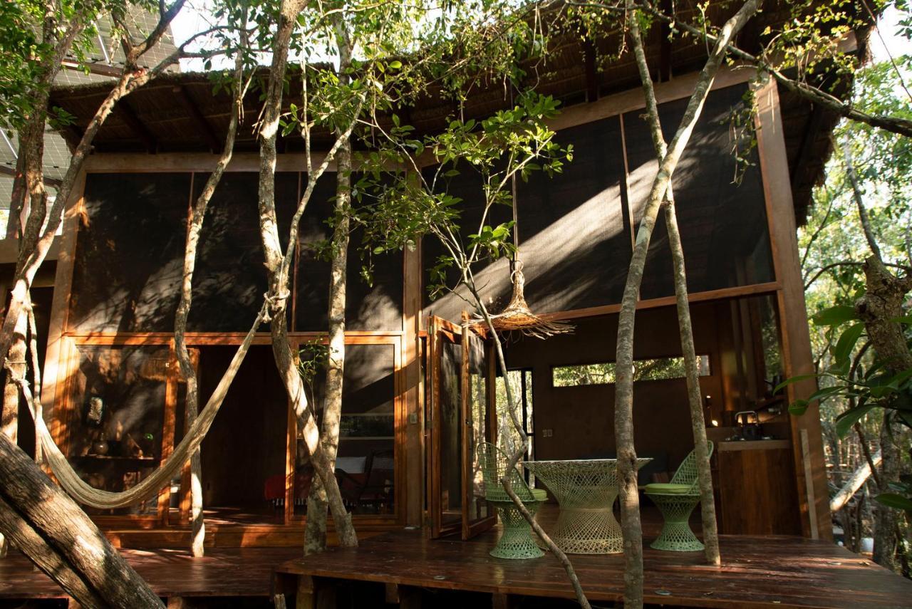 Ojo De Arbol, Boutique Cabin In The Real Jungle Tulum Exterior foto